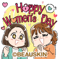 Happy Girl Sticker by BEAUSKIN