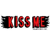 Kiss Me Sticker by Stendhal Store