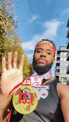 Half Marathon Running GIF by HYRPWR