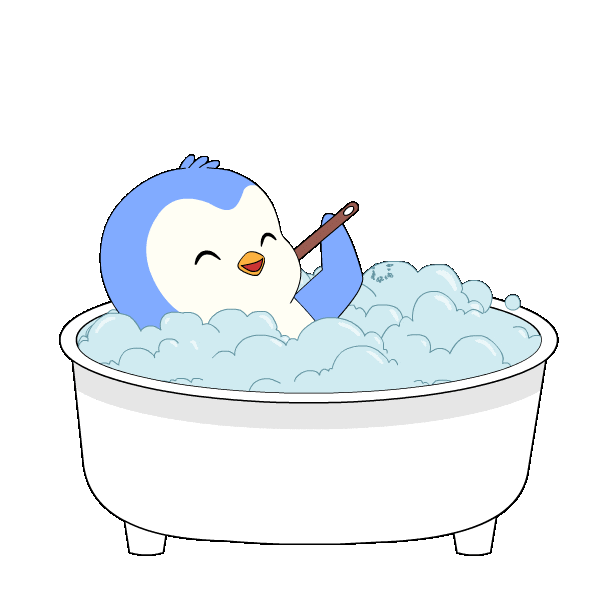 Chill Relaxing Sticker by Pudgy Penguins