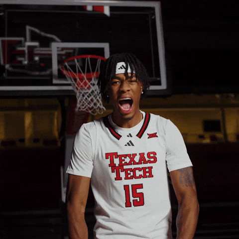 Jt Toppin GIF by Texas Tech Basketball