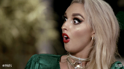 shock wow GIF by Married At First Sight Australia
