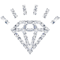 rock sparkling Sticker