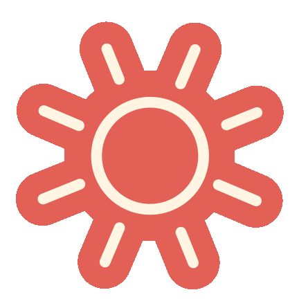 Out Of Office Sun Sticker by Las Vegas