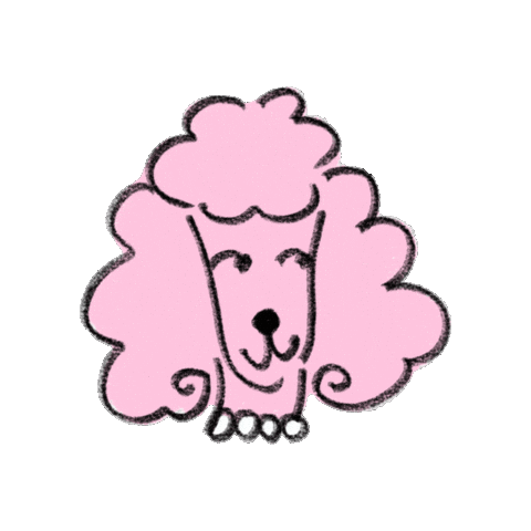 Dog Artist Sticker