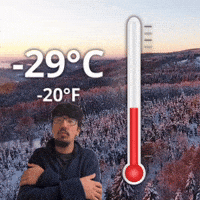 -29 °C