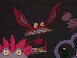nickrewind nicksplat aaahh real monster GIF