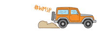 OBWMSP jeep safari wmsp on safari Sticker