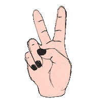 tapage peace hand victory main Sticker
