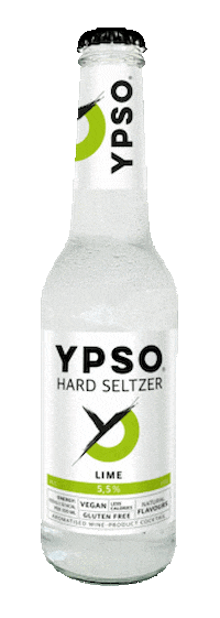 ypso_hardseltzer drink cheers wine vegan Sticker