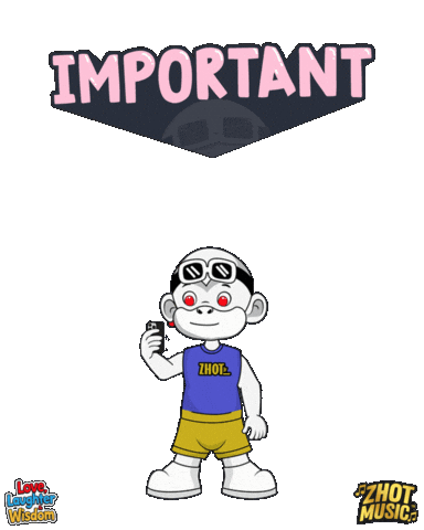 News Warning Sticker by Zhot Music