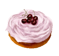 Cake Eating Sticker by Color Snack Creative Studio