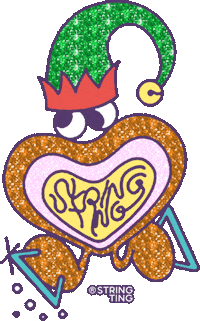 Corazon Sticker by String Ting