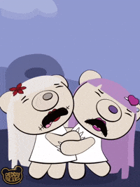 Nervous Horror GIF by DeddyBears