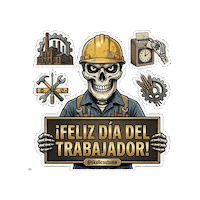 Halloween Empleado Sticker