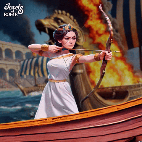 Bow And Arrow Animation GIF by G5 games