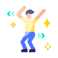 snackmagic dance party shine dancemoves Sticker