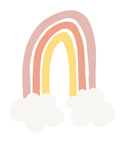 Rainbow Clouds Sticker