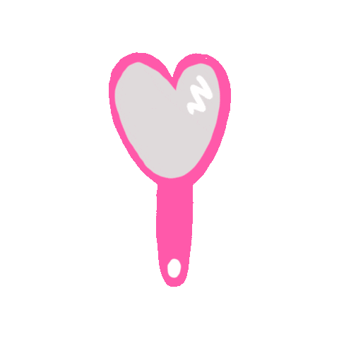 peachbabystudio giphygifmaker heart pretty mirror Sticker