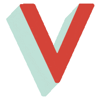 V Sticker by atelierm