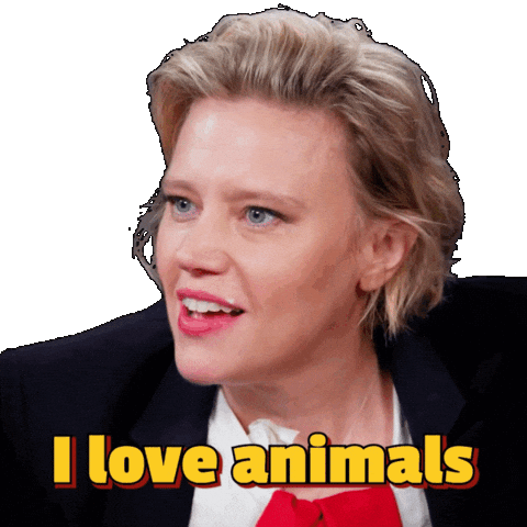Kate Mckinnon Pets Sticker by First We Feast