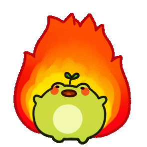 PondHQ giphyupload meme fire silly Sticker