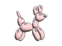 maddeals dog pink dogs cute dog Sticker