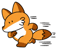 Fox Run Sticker