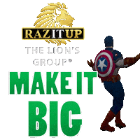 Happy Captain America Sticker by Yanni Raz