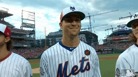 New York Mets Hello GIF by MLB