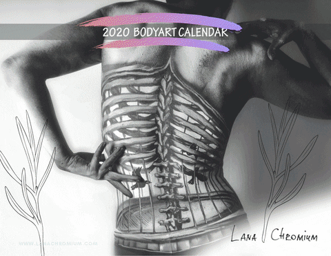 lanachromium giphyupload art bodyart bodypainting GIF