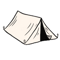 Anikastefa stars light mountain camping Sticker