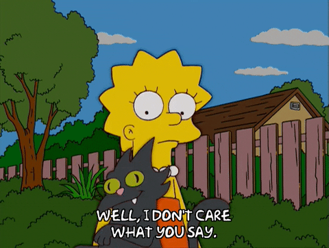 lisa simpson snowball GIF