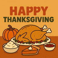 Thanksgiving Day Weather GIF by Brzzy