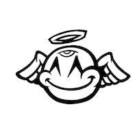 Happy Angel Sticker