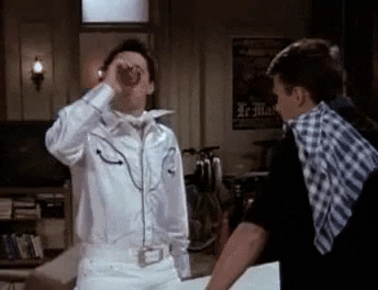 kyletaylored giphygifmaker friends joey bartender GIF
