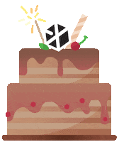 Exo Cake Sticker by allpears