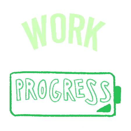 Work In Progress Fitness Sticker by DASANA