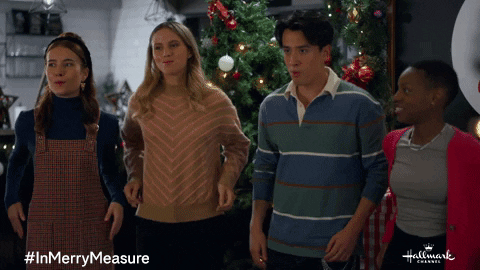 Christmas Singing GIF by Hallmark Channel