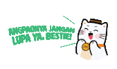 Cat Ramadan Sticker by Bank Neo Commerce