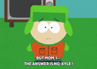 kyle broflovski GIF by South Park 