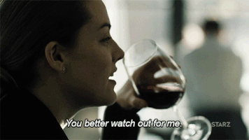 watch out drinking GIF by STARZ