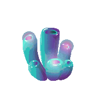 Space Plant Sticker by Studio Zafari