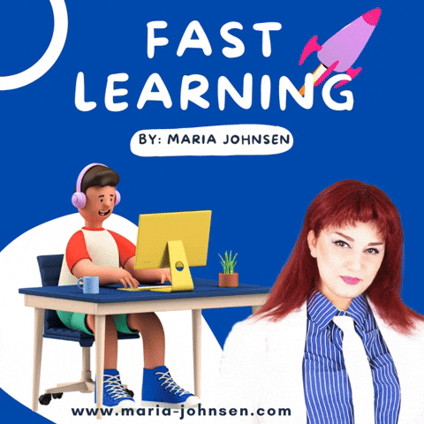 Fast Learning GIF by Maria Johnsen