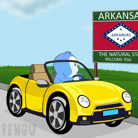 Travel Driving GIF by Pudgy Penguins