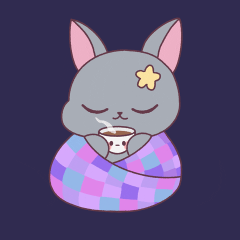 Hot Chocolate Cat GIF by Mira & Ink