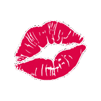 Red Lips Kiss Sticker by Daily Grind Planner