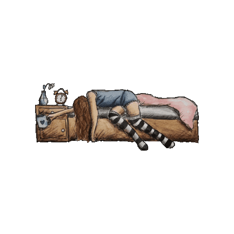 leneringelstrumpf giphygifmaker coffee morning tired Sticker