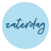 Weekend Dag Sticker by Buro Veer
