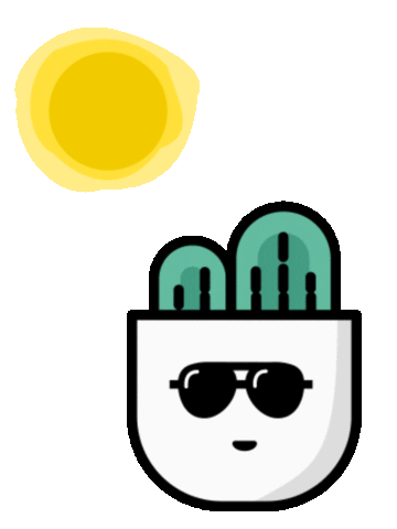 Sun Plants Sticker by feey.pflanzen